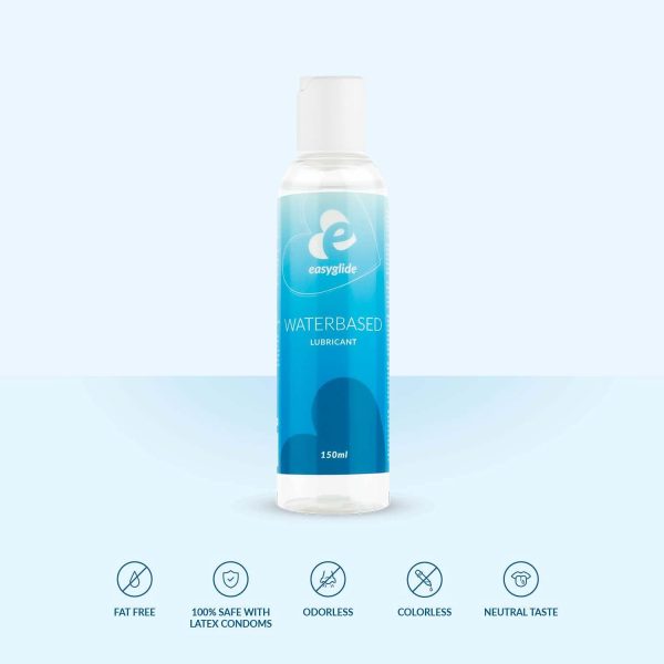 EasyGlide Lubrifiant à base d'eau (150 ml) Lubrifiant intime pour rendre votre passion plus confortable – Image 3