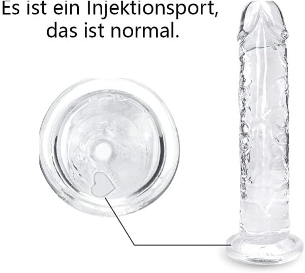 Godemichet de pénis 18 cm pour femme - Souple et réaliste - Jouet sexuel pour débutant - Godemiché avec ventouse - Pour femme et couple - Jouet sexuel pour adultes et adultes – Image 7