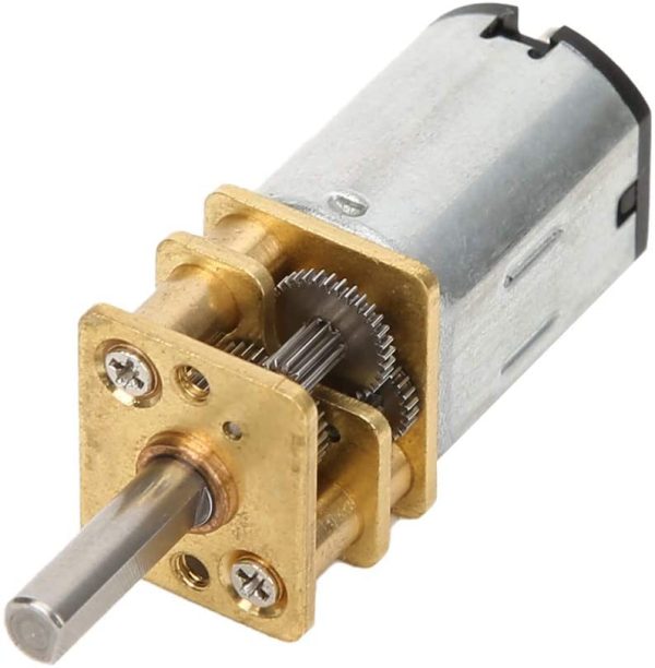 DC 12V Moteur Électrique de Réduction, Motoréducteur 12V 1000RPM, Réversible Turbine à Couple Elevé Boîte de Vitesses – Image 6