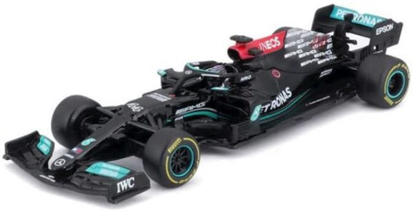 Bburago B18-38038H 1:43 F1 Mercedes AMG W12 E-Performance Hamilton - Motifs et Couleurs Assortis – Image 4