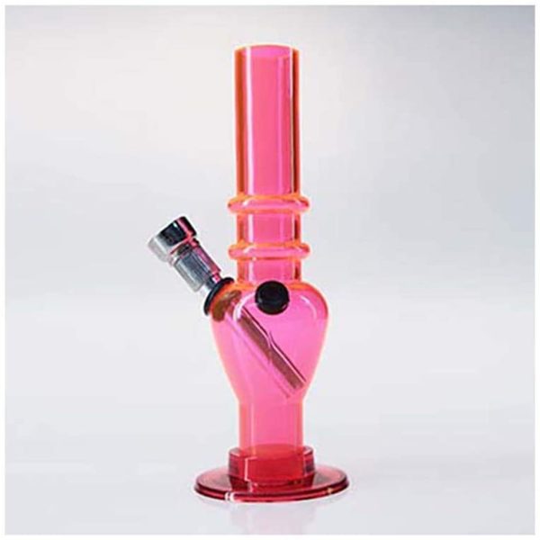 Le Bazaar Shop - Bong Bang Pipe A Eau en Acrylique Rouge 16cm – Image 5