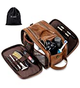 Elviros Trousse de Toilette pour Homme avec Grande Capacité, Trousse de Maquillage avec Imperméab...