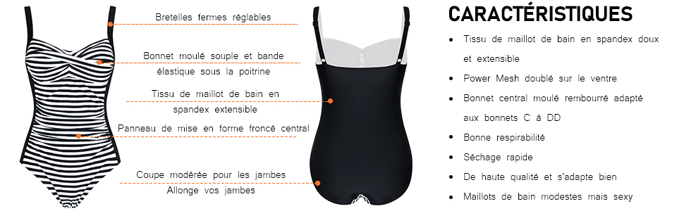 Maillot de bain une pièce femme