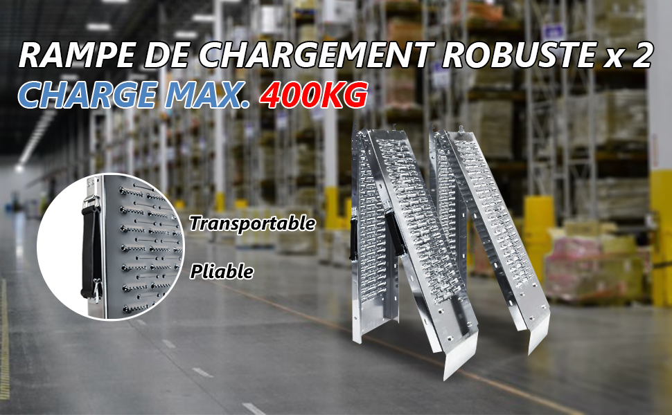 rampe de chargement pliable