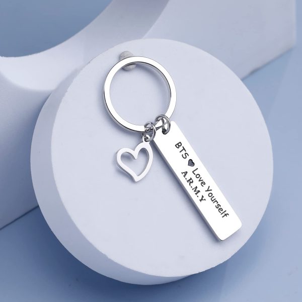 EIGSO Porte-clés BTS Love Yourself - Cadeau pour les fans des Bangtan Boys – Image 7