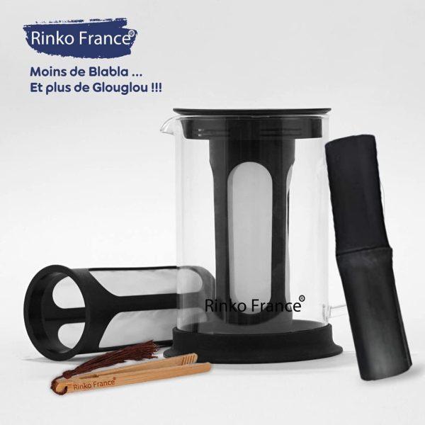 | Pack Carafe d'eau Filtrante 1,5 L avec Un Binchotan de Bambou Naturelle Offert| Charbon Actif 100% Bio Purification Naturelle de l'eau Potable du Robinet Anti Mauvais Gout et Polluant – Image 8