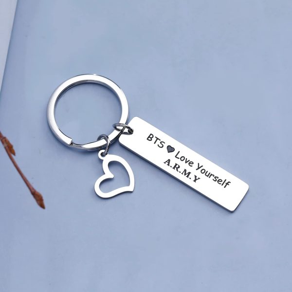 EIGSO Porte-clés BTS Love Yourself - Cadeau pour les fans des Bangtan Boys – Image 4