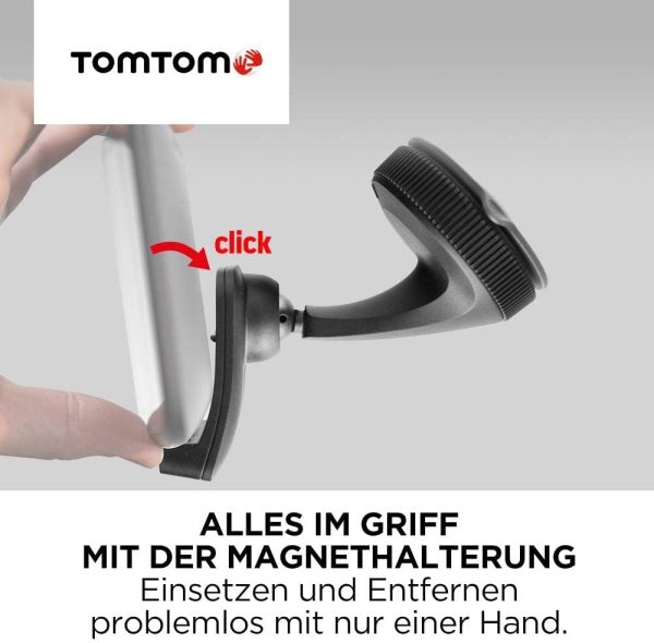 GPS Fixation de Pare-Brise Click & Go plus Chargeur de Voiture et Câble USB pour les Anciens Modèles  GO et Trucker (voir la liste de compatibilité ci-dessous)