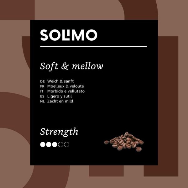 Marque Amazon - Solimo Café en grains, 1 kg (1 x 1 kg) – Image 2