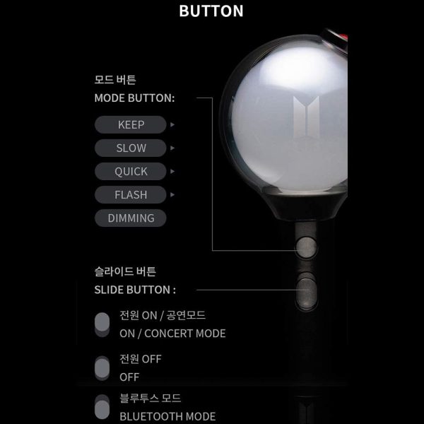 BTS Official Lightstick Map of the Soul Édition spéciale (un autocollant transparent BTS aléatoire) – Image 7