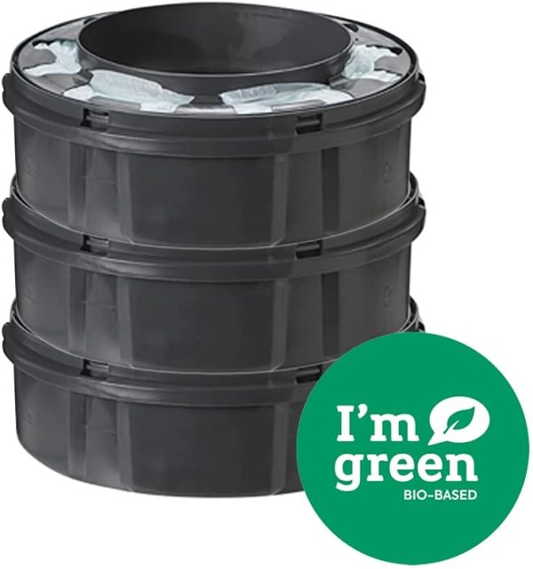 Tommee Tippee Recharges pour Poubelle à Couches Avancée Twist & Click avec GREENFILM Antibactérien d’Origine Durable, Lot de 3 – Image 10