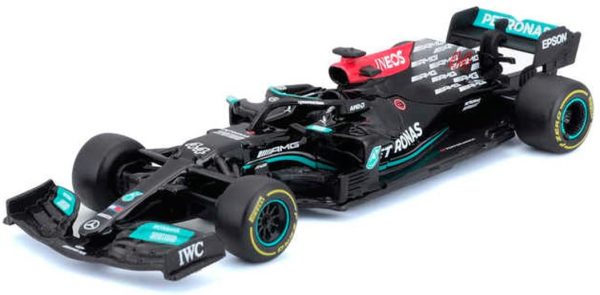 Bburago B18-38038H 1:43 F1 Mercedes AMG W12 E-Performance Hamilton - Motifs et Couleurs Assortis