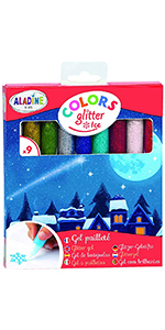 Crayons Gel Colors Glitter Ice