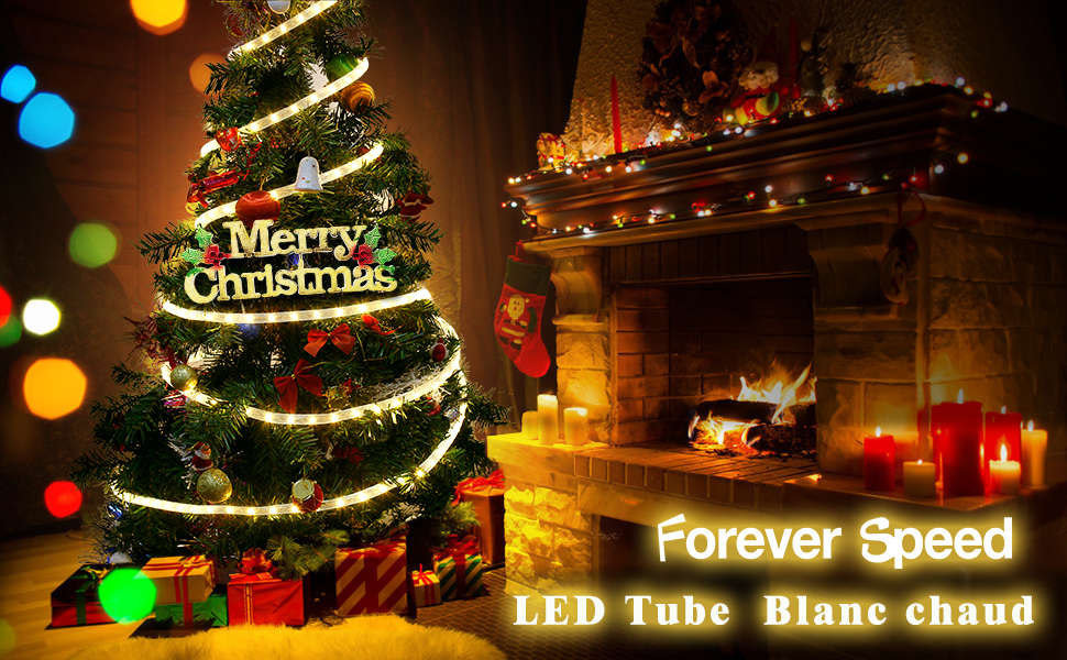 led tubes Noël de mariage LED Tubes lumineux Extérieur et Intérieure pour Jardin LED Tuyau Band