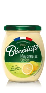 Bénédicta Mayonnaise Citron, oeufs de poules élevées en plein air