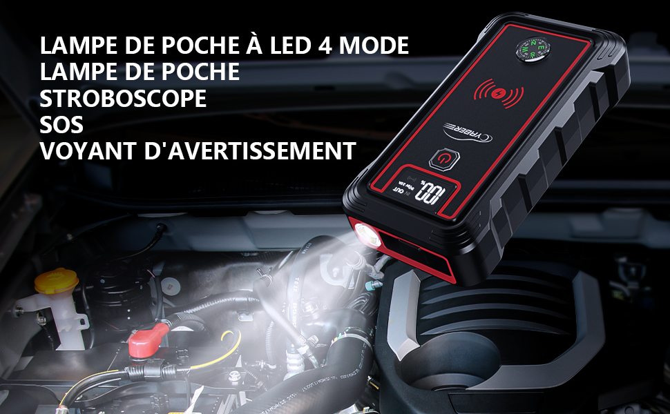 Lumière LED 4 Modes 