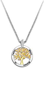 Collier bicolore Arbre de l'amour