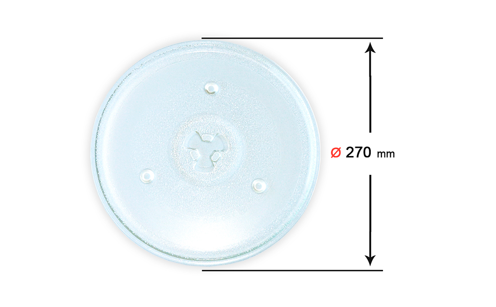 Recamania Plateau micro-ondes universel - 270 mm