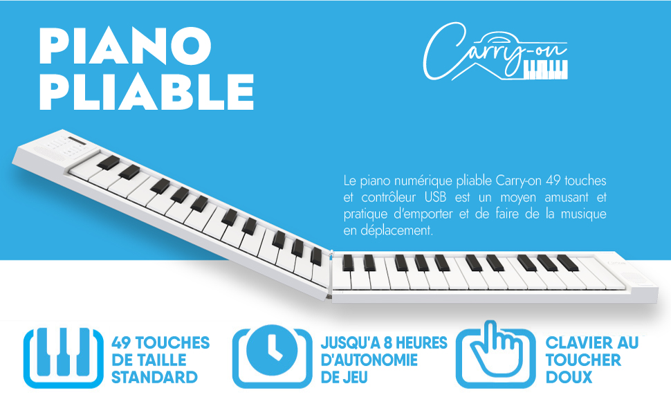 88 touches piano numérique piano compact piano pour débutants