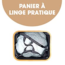 panier a linge 2 compartiment paniere a linge paniere a linge panier à linge sale bac linge sale