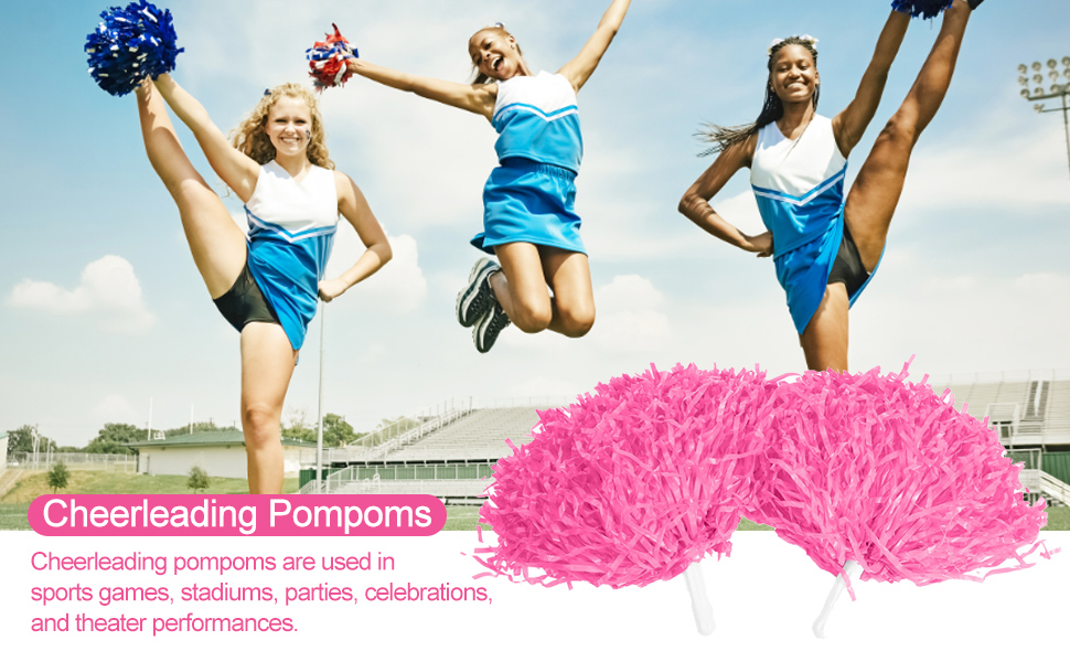 Cheerleading Pom Poms