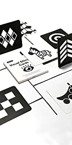 bambino nero bianco Flashcard (20 PC 40 pagine)