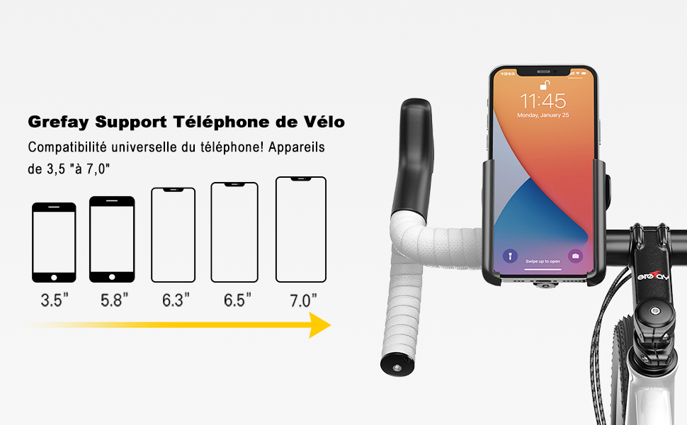 Support Téléphone Vélo