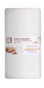 drap housse blanc