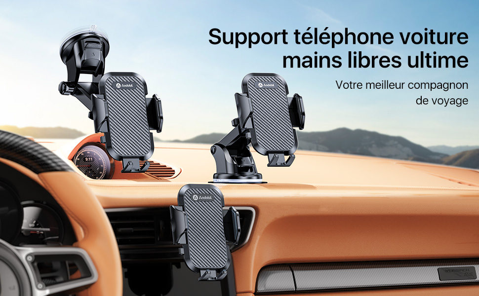 Support téléphone voiture mains libres ultime. Votre meilleur compagnon de voyage