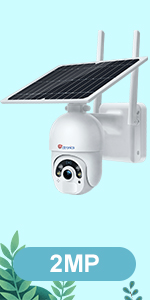 caméra de surveillance wifi solaire sans fil