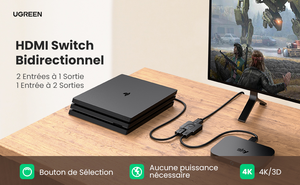 splitter hdmi multiprise hdmi repartiteur hdmi commutateur hdmi