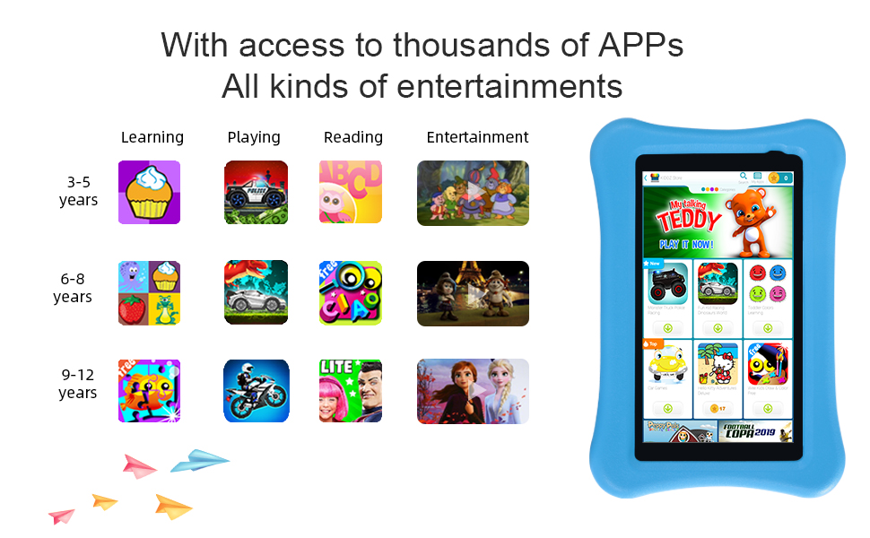 With access to thousands of APPs; All kinds of entertainments