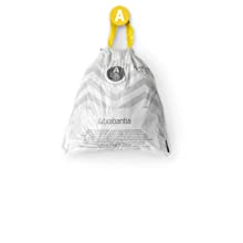 Hanging Brabantia PerfectFit Bag, Code A, 3L, White, with tie-tape 