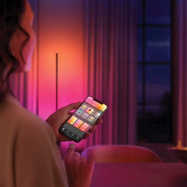 Philips Hue White and Color Ambiance, Lampe à poser Gradient Signe Blanc – Image 4