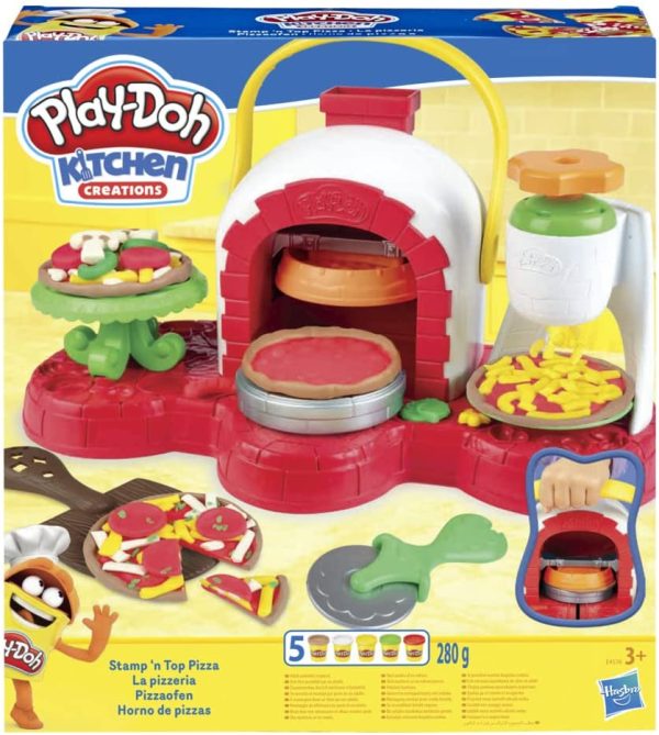 Play-Doh Kitchen, La Pizzeria avec 5 Pots de Pate a Modeler