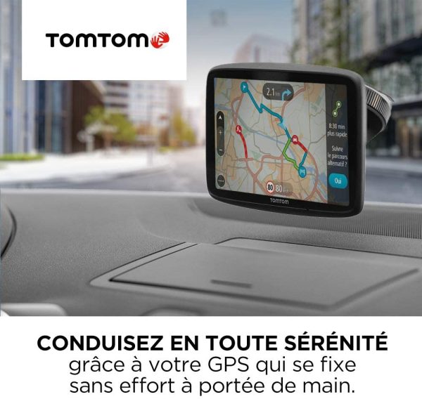 GPS Fixation de Pare-Brise Click-and-Drive plus Chargeur de Voiture et Câble USB pour tous les Modèles  5'' et 6'' GO et GO Professional (voir la liste de compatibilité ci-dessous) – Image 4