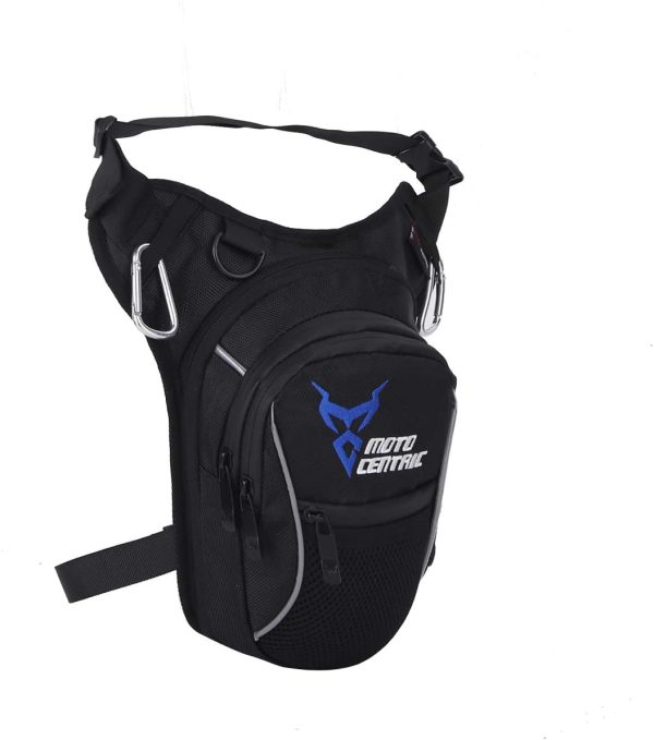 Eshow Sac de Jambe Poche de Jambe Sacoche de Jambe Moto Femme Homme de Taille de Sport Moto Sac Sacoche de vélo Cyclisme Sac Banane Tactique – Image 2