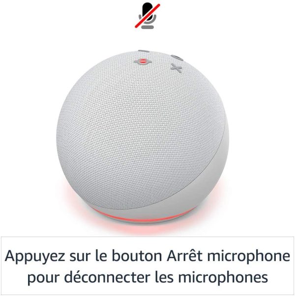 Echo Dot (4e génération), Enceinte connectée avec Alexa, Bleu-gris – Image 2