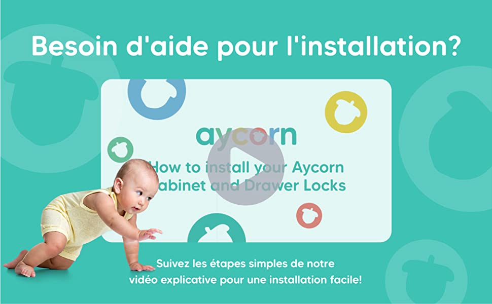 aycorn verrous magnetiques de securite bbb enfants protection meubles facile a installer