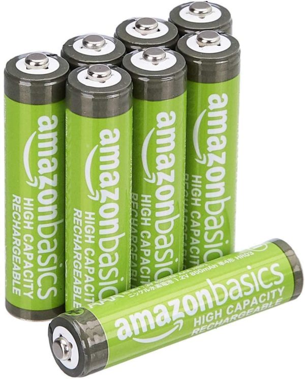 Amazon Basics Piles rechargeables AAA haute capacité, (lot de 8) - Pré-chargées (le visuel peut différer) – Image 3