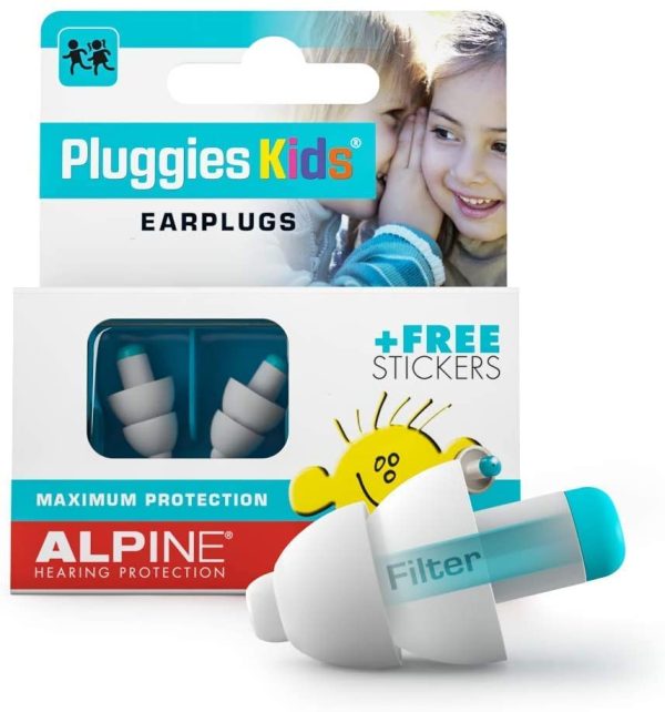 Alpine Pluggies Bouchons d'oreilles : protections auditives pour enfants et petits conduits auditifs - Bouchons étanches adaptés à toutes activités - Hypoallergéniques et réutilisables – Image 6