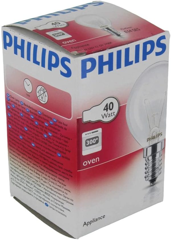 Phillips véritable original Lampe Ampoule pour four Petit culot à vis – Image 4