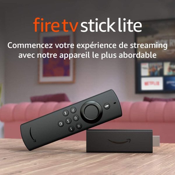 Fire TV Stick Lite, Reconditionné Certifié | Avec télécommande vocale Alexa Lite (sans boutons de contrôle de la TV), Modèle 2020 – Image 5