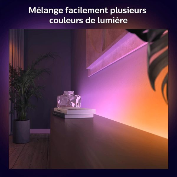 Philips Hue White and Color Ambiance lightstrip gradient base 2 mètres – Image 6