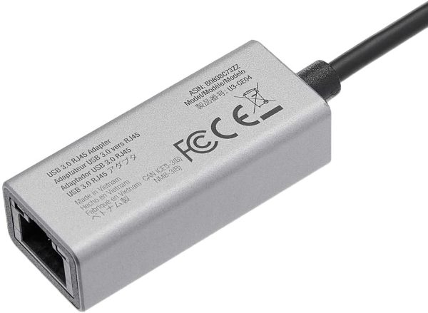 Adaptateur aluminium USB 3.0 vers Gigabit Ethernet – Image 5