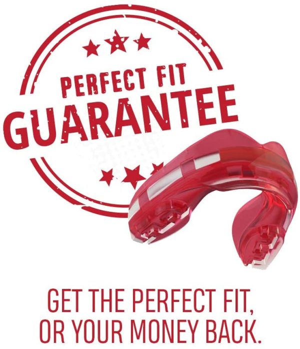 SAFEJAWZ Sport Protège-Dents pour Appareil Orthodontique. Protection intégrale pour Tous Les Sports, notamment Le Rugby, MMA, Hockey, Les Arts Martiaux et la Boxe (Rose Glace) – Image 3