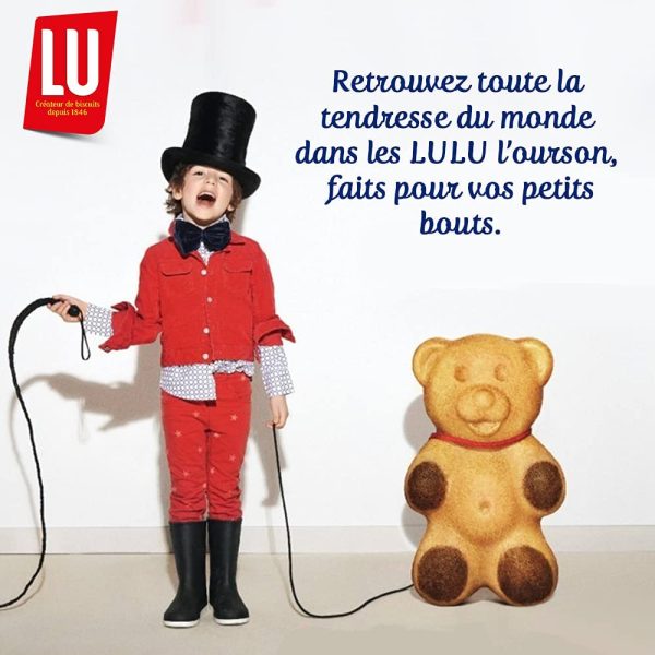 LULU L'Ourson Chocolat - Gâteau Moelleux au Chocolat - Avec Arômes Naturels - Pack de 48 Sachets (30 g) – Image 2