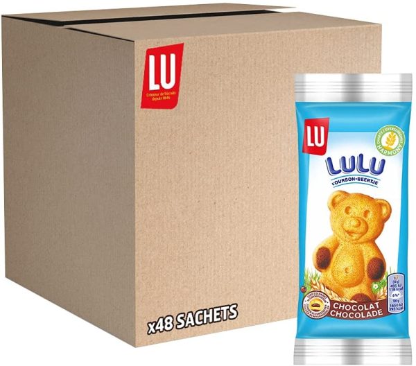 LULU L'Ourson Chocolat - Gâteau Moelleux au Chocolat - Avec Arômes Naturels - Pack de 48 Sachets (30 g) – Image 6