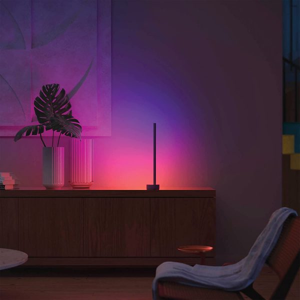 Philips Hue White and Color Ambiance, Lampe à poser Gradient Signe Blanc – Image 2