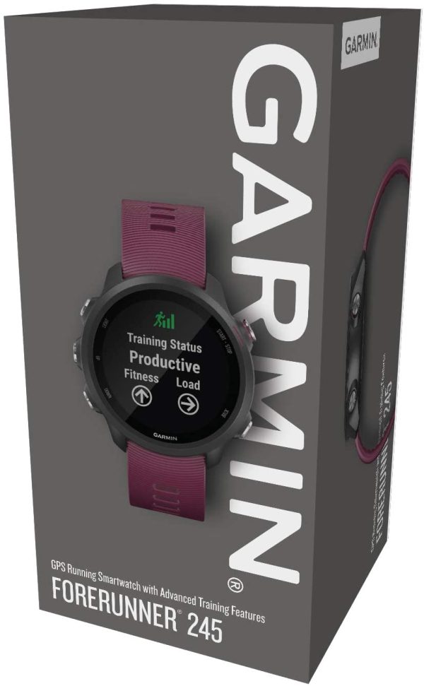 Garmin - Forerunner 245- Montre Connectée GPS & Course à Pied - Entrainements Adaptatifs Gratuits Garmin Coach - Analyse Performance - Autonomie Longue Durée - Small - Cerise – Image 7